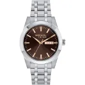 Breil Analoog horloge 'Rank' donkerbruin / zilver