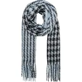 ONLY Tweedelige Sjaal Houndstooth Streep