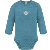 Normani Rompertje/body 'Auckland' beige / blauw / wit