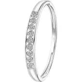 Lucardi Ring 'Chic' zilver