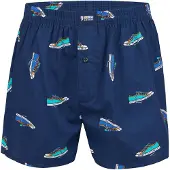 Happy Shorts Boxershorts ' Motives ' donkerblauw