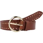 Vanzetti Leren Riem Slim Belt W95 Cognac Bruine