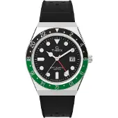 Timex Analoog horloge 'Q 1979 Reissue' grasgroen / zwart / zilver