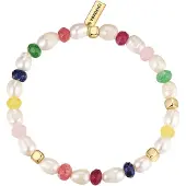 Yokoamii Armband gemengde kleuren / wit