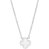 Lenoites Ketting 'Four Leaf Clover Mini 13' zilver
