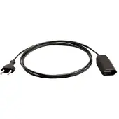 As Schwabe 50132 Strom Verlängerungskabel 2.5 A Schwarz 3 m