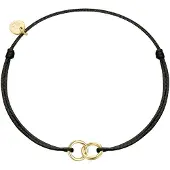 Glanzstücke Armband goudgeel / zwart
