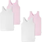 Schiesser Onderhemd pink / wit