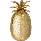 Bloomingville Ijsemmer ananas goud Ø13xH24 cm