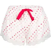 Pj Salvage Pyjamabroek pink / rood / offwhite