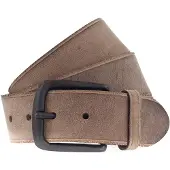 Vanzetti Leren riem Denim Love 40mm Full Leather Belt W115 Mid Brown bruine