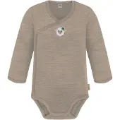 Normani Rompertje/body 'Kaitaia' beige / wit