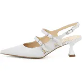 Evita Slingpumps 'PERLA' lichtgrijs
