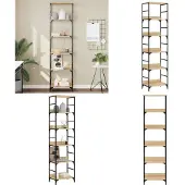 vidaXL Boekenkast Sonoma Eiken 50x33x188,5 cm Bewerkt Hout