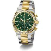 Gc Analoog horloge 'IronClass' goud / groen / zilver