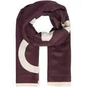 Comma Doek beige / bordeaux