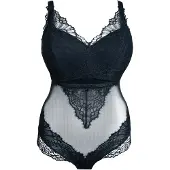 SugarShape Lingerie body zwart / transparant