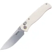 SRM Knives 255L-GK Ambi Lock White