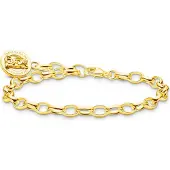 Thomas Sabo - X0291-413-39-L17 - Armband - 925 zilver - Dames - Goldbär geelgoudkleurig - 17cm