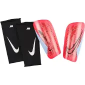 Nike Mercurial Lite Scheenbeschermers Rood Zwart Lichtblauw