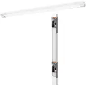 Osram LED-lichtbalk POWER BATTEN, 4.000 K, 120 cm, 2-lamps. BATTEN, wit / opaal, Hal, metaal, Lichtbalk