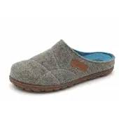 Fischer Dames Pantoffel Muil - 205640-404 Turquoise - Maat 42