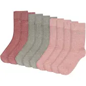 s.Oliver Sokken grijs gemêleerd / framboos / rosé