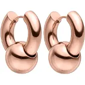 Purelei Oorbellen 'Orbit' rose-goud