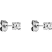 Purelei Oorbellen 'Pristine' zilver / transparant