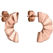 Purelei Oorbellen 'Fan' rose-goud
