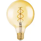 Ledvance LED lamp E27 | Globe G124 | Vintage 1906 | Filament | Goud | 2000K | 4W (28W)