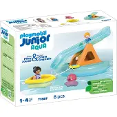Playmobil Junior Aqua: Waterwip met boot