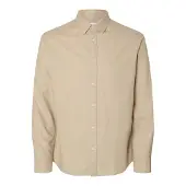 Selected Homme Overhemd 'SLHOWEN' donkerbeige
