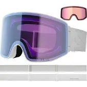 Salomon Skibril Unisex Sentry Prime Sigma Photochromic White / Sky Blue (+ Extra Lens)