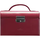 Windrose Sieraden-bewaring 'Merino' rood
