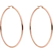 Purelei Oorbellen 'Hoops' rose-goud