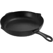 Staub gietijzeren koekenpan met schenktuit Ø26 cm Zwart