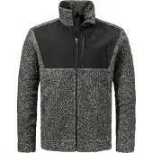 Schöffel Funktionele fleece-jas 'Urban Fleece Jk Style Canterbury MNS' grijs / zwart