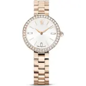 Swarovski Analoog horloge goud / transparant