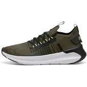 Puma Loopschoen olijfgroen / zwart