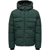 Only & Sons Junior Tussenjas 'OSJElijah' donkergroen
