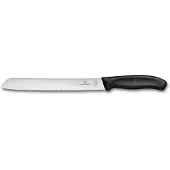 Victorinox SwissClassic 6.8633.21G Black, broodmes, 21 cm, zwart