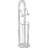 Beliani TEMUCO - Toiletpapierhouder - Wit - IJzer