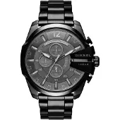 Diesel Analoog horloge 'MEGA CHIEF' antraciet / zwart