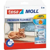 TESA Tesamoll Premium Flexible - Silicone Pakkingen - 6m - Wit - OMEGA-profiel