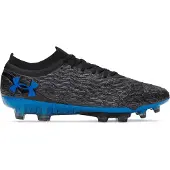 Under Armour Magnetico Elite 5 Gras Voetbalschoenen (FG) Zwart Blauw