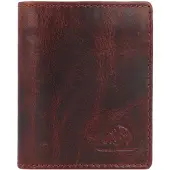 Green Burry Portemonnee donkerbruin / bordeaux