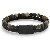 Rebel & Rose armband Full Metal Combo 12mm Autumn Storm