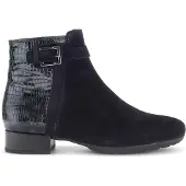 Gabor Enkellaarsjes - H-leest - Blokhak 2 cm - Blauw