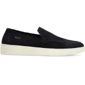 Manfield Donkerblauwe suède loafers | Maat 46